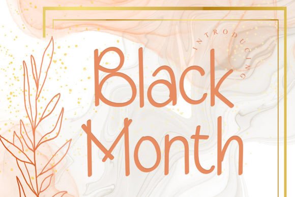 Black Month: A Serif Font That Elevates Editorial Design