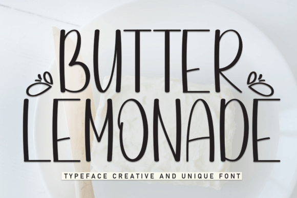 Butter Lemonade: A Sweet Sans Serif Font for Campaign Designers