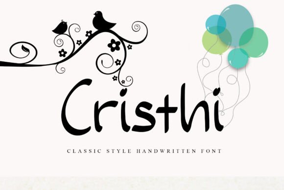 Cristhi: A Clean Sans Serif Font for Handmade Products