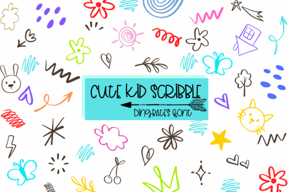 Cute Kid Scribble Font Review