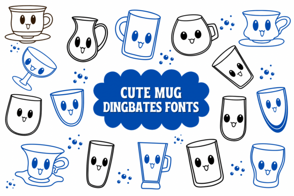 Cute Mug Font Brings Hand-Sketched Charm to Your Handmade Products