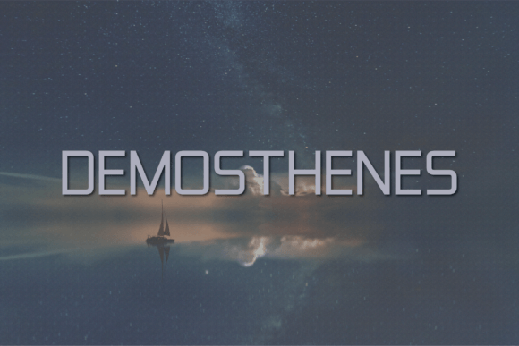Demosthenes: A Refined Sans Serif Font for Editorial Storytelling