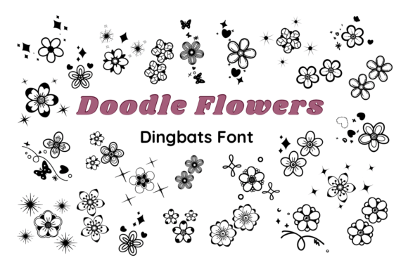 Doodle Flowers Typeface: A Web Design Review
