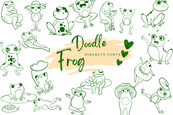 Doodle Frog: A Sketched Dingbats Font for Campaign Design