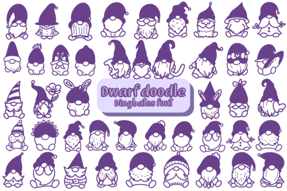 Dwarf Doodle: A Playful Dingbat Font for Scroll-Stopping Social Campaigns
