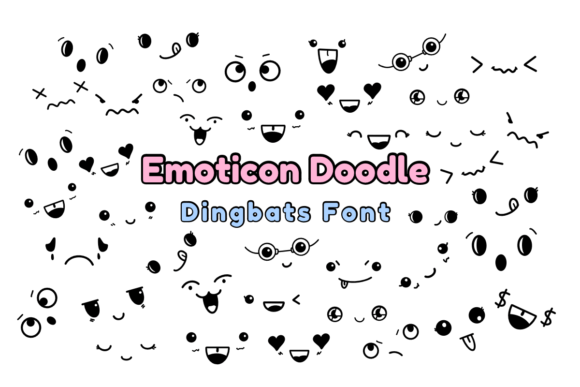 Emoticon Doodle: A Playful Font for Small Business Branding