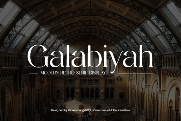 Galabiyah Brings Modern Serif Grace to Brand Identity Design