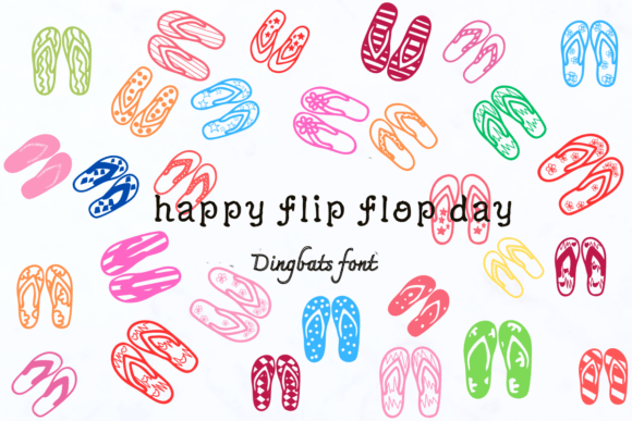 Happy Flip Flop Day Brings Summer Personality to Web Typography