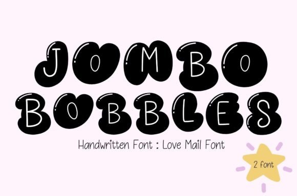 Jumbo Bobbles: A Handwritten Font Built for Web Design