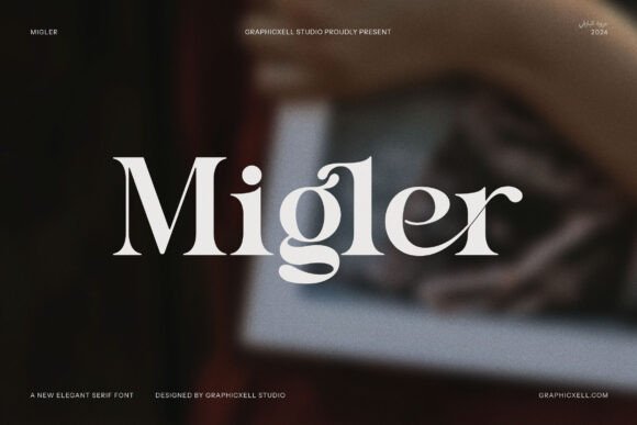 Migler: A Ligature Serif Font for Premium Campaign Visuals