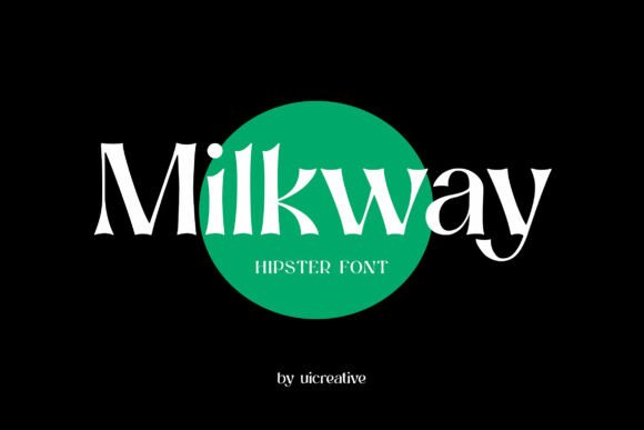 Milkway Font: A Bold Sans Serif for Branding Projects