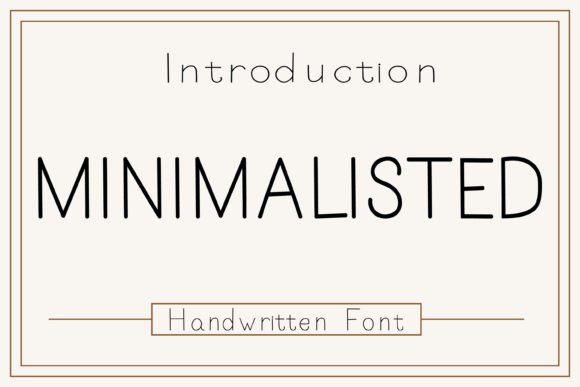 Minimalisted Sans Serif Font Brings Whimsy to Handmade Product Design