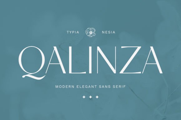 Qalinza: A Modern Sans Serif Typeface for Makers