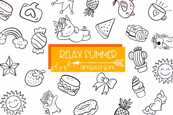 Relax Summer Font for Business