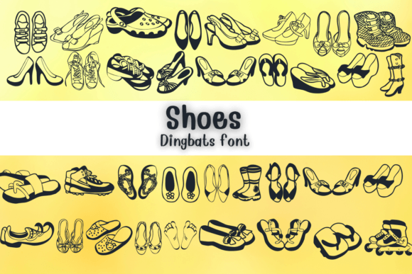 Shoes Dingbat Font in Campaign Design: A Practical Review