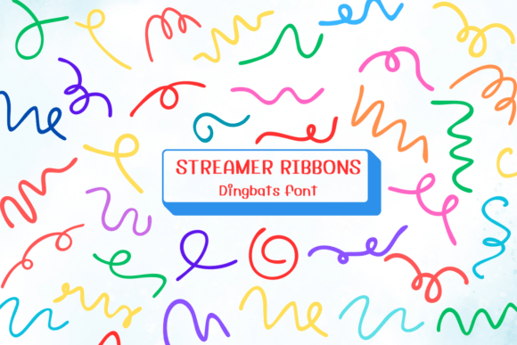 Streamer Ribbons Review: A Festive Dingbats Font for Brand Design