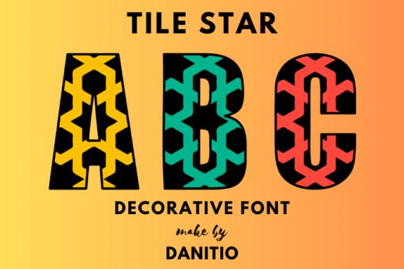 Tile Star: A Decorative Font That Brings Romance to Editorial Design